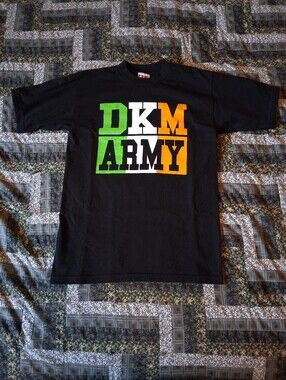 VTG Y2K Dropkick Murphys DKM Army St. Paddy's Black T-Shirt Adult Medium